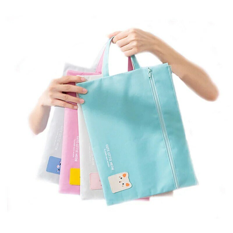 Tasca portadocumenti borsa portaoggetti portatile per documenti di grande capacità per donna per cartoleria per libri