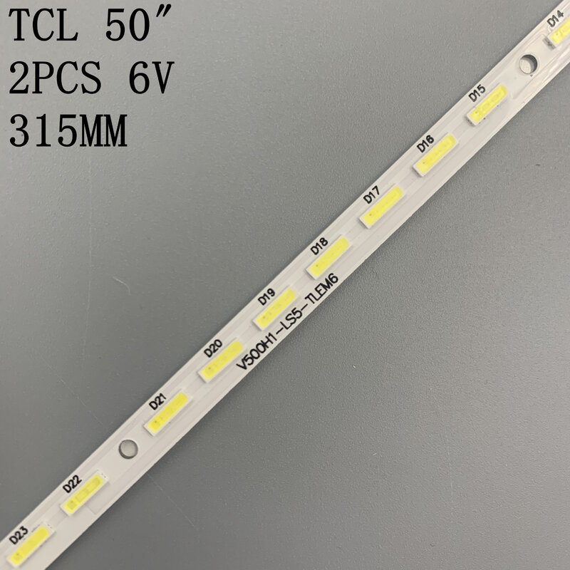 جديد 2 قطعة LED قطاع ل LE50D8800 V500HJ1-LE1 V500H1-LS5-TLEM6 V500H1-LS5-TREM6 V500H1-LS5-TLEM4 V500H1-LS5-TREM4 E117098