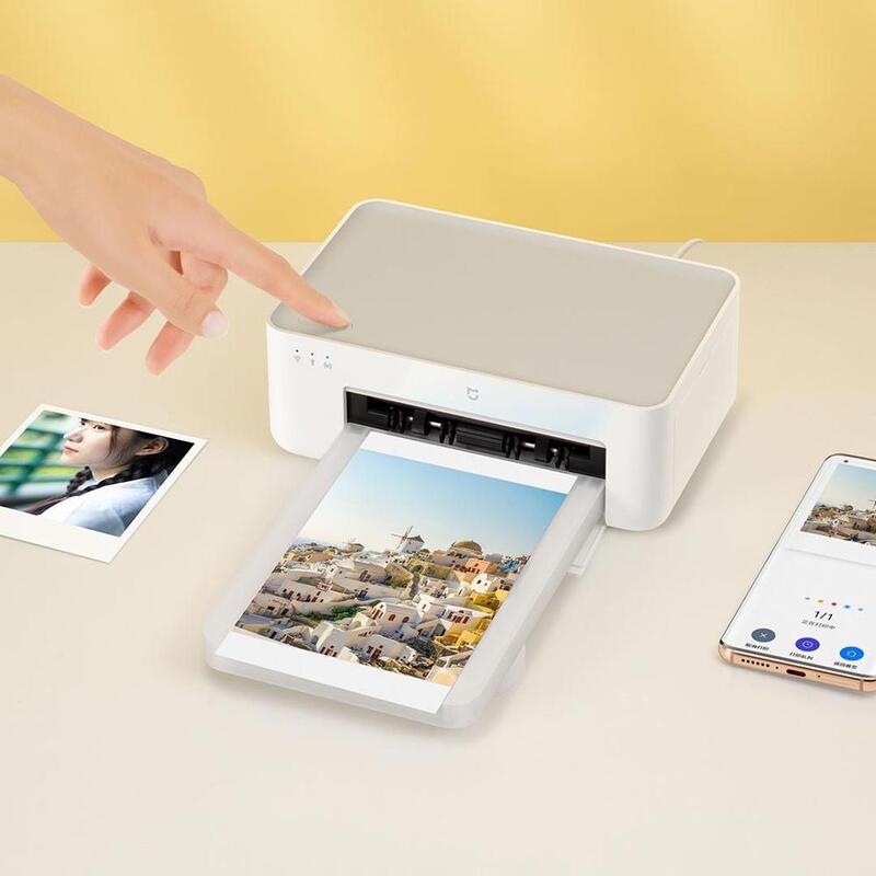 Xiaomi Mijia WIFI Printer 1S 300dpi AR Photo Portable Desktop Printer 3inch 6inch Photo Pictures For Mobile Android iOS Phone