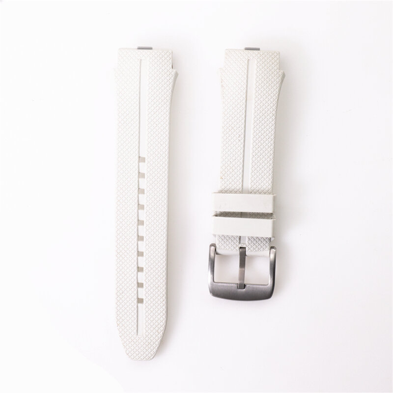 Correa de goma de silicona para reloj inteligente, pulsera de color blanco y negro, adecuada para LG Watch Urban 2, LTE, LG W200
