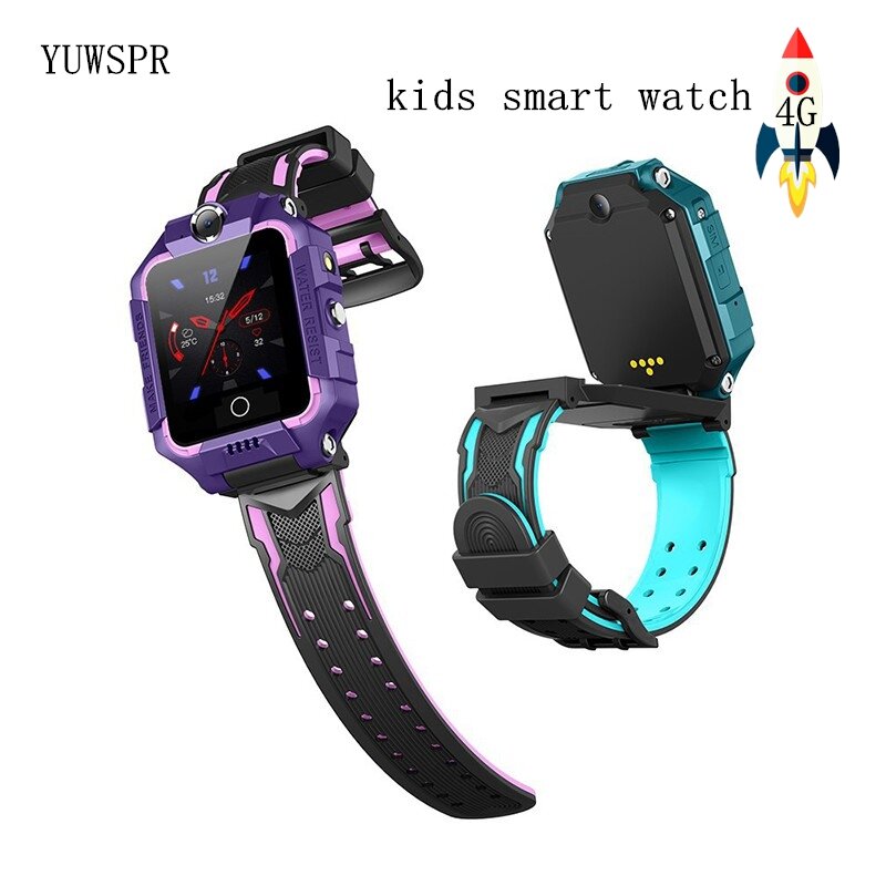 4G Kinder Smart Uhr Rotierenden zifferblatt GPS Position Dual kameras Video Call Wasserdichte Kinder Uhr Sicherheit Armband T10-360 ° 1pc