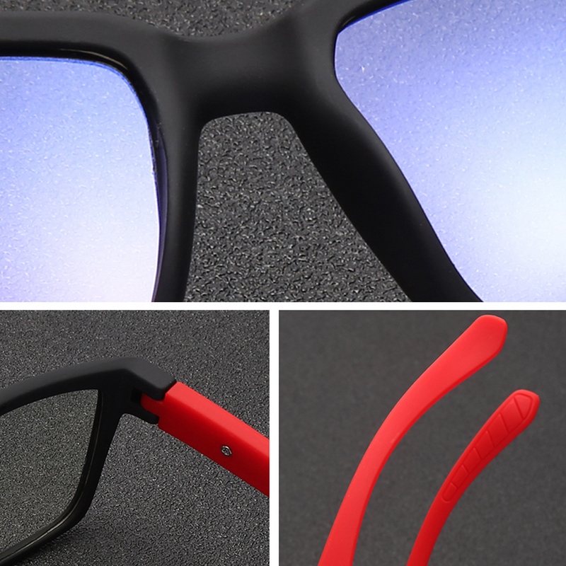 نظارات مضادة للضوء الأزرق للرجال والنساء ، إطار مربع ، مرشح حجب ، أسود ، أزرق ، للكمبيوتر ، 2020
