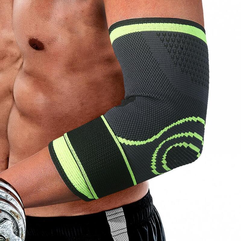 Подушечки для поддержки локтей Epicondylitis, ортопедический эластичный бандаж для волейбола, защита для рук