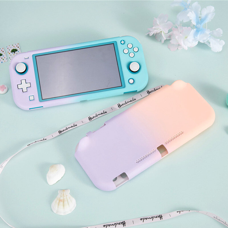 Защитный чехол градиентного цвета для Nintendo Switch Lite, Жесткий Чехол для ПК, аксессуары для NS Lite