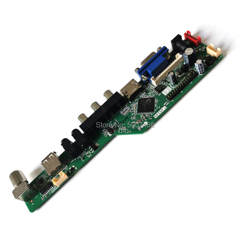 Controller stick bord LVDS 20-Pin VGA + AV + USB 4-CCFL für LTM15C458/QD15XL16/HSD150MX13/HSD150MX19 1024*768 kit LCD monitor