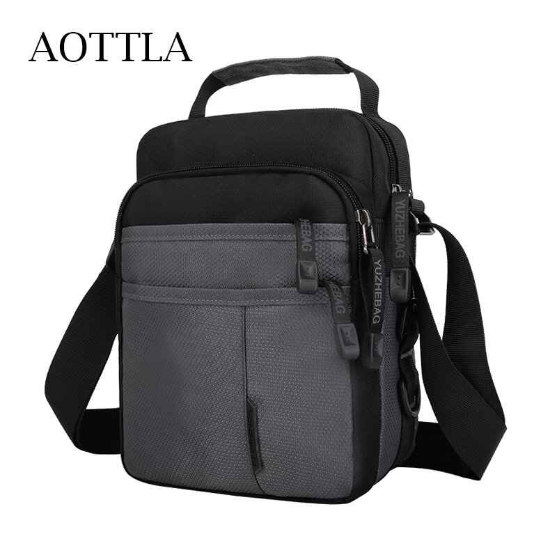 AOTTLA 숄더 가방 남자 브랜드 레저 Crossbody 가방 남성 빛 여행 가방 2021 남자 핸드백 남자에 대 한 패션 고품질 가방