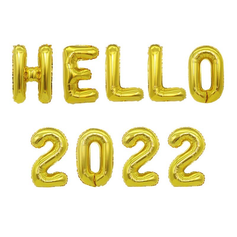 Balões de ouro rosê 2022, decorações para festa de feliz ano novo, 16 tamanhos, ouro rosê, balão de folha, enfeite de natal
