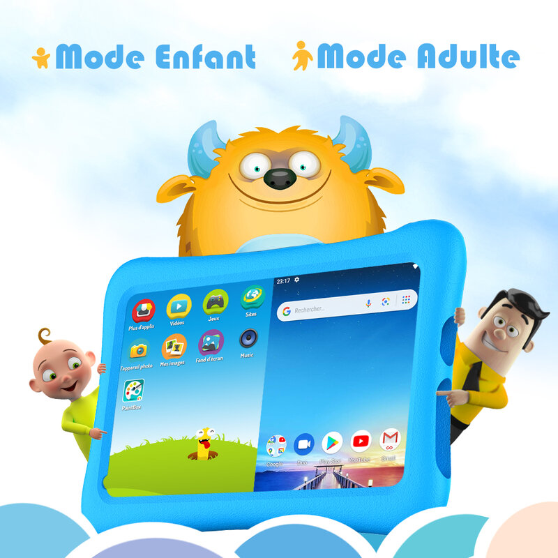 Vankyo Z1 Kids Tablet 7 Inch Matrixpad 32Gb Rom Kidoz Pre Geïnstalleerd Ips Hd Display Wifi Android Draagbare Tablet kinderen Gift