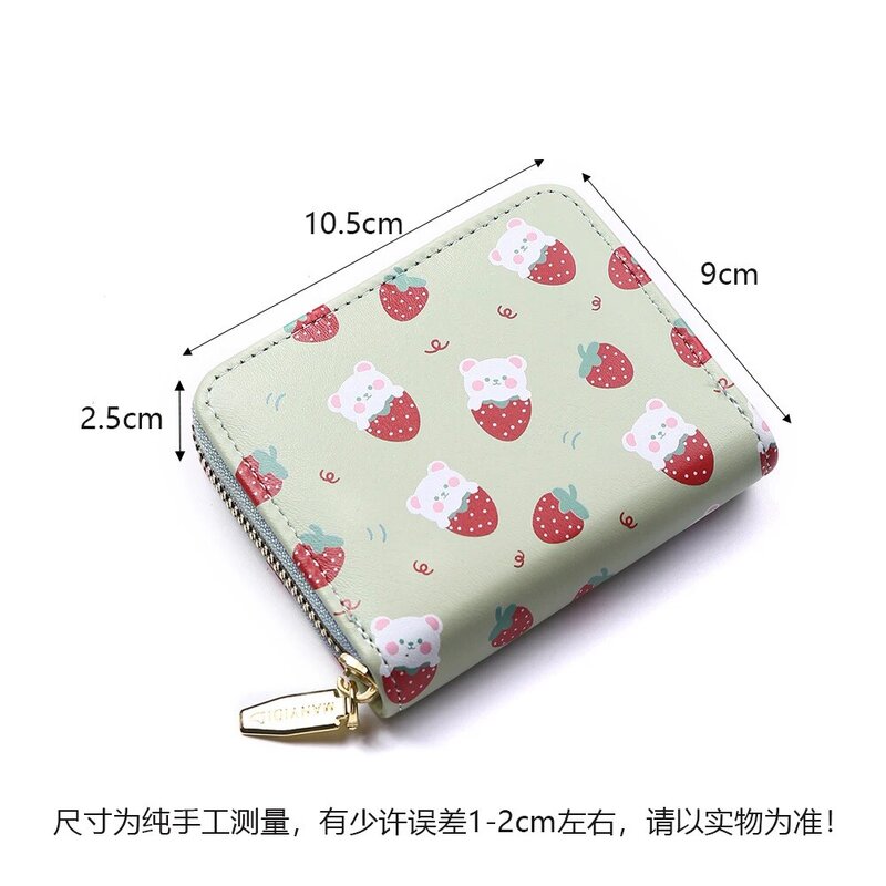女性のための素敵な合成皮革の財布,小さなジッパー付きの女の子の財布,カードホルダー,新しい2022コレクション