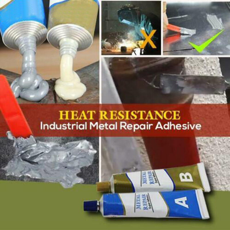 Industrial Repair Paste Glue Heat Resistance Cold Weld Metal Repair Paste Adhesives Glue Metal Repair Paste Glue Adhesives