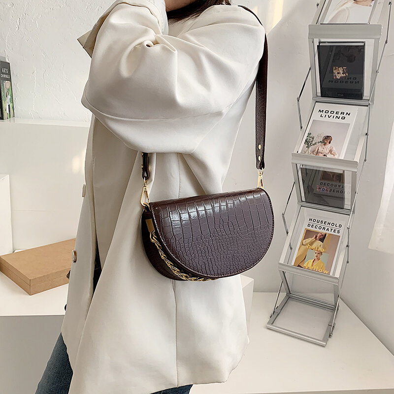 2021 Designer Crossbody Bags for Women Leather Messenger Bag Sac A Main Vintage Handbags Female Shoulder Bag Simple Flap Bags