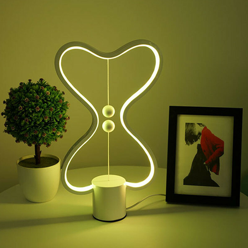 7 Color Changeable Heng Balance Lamp USB Powered Home Decor Bedroom Office Kids Desk lamp Children Gift Christmas Night lamp