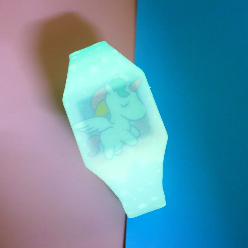 Relojes luminosos con diseño de dibujos animados para niños y niñas, pulsera Infantil con correa de silicona, LED, 2020