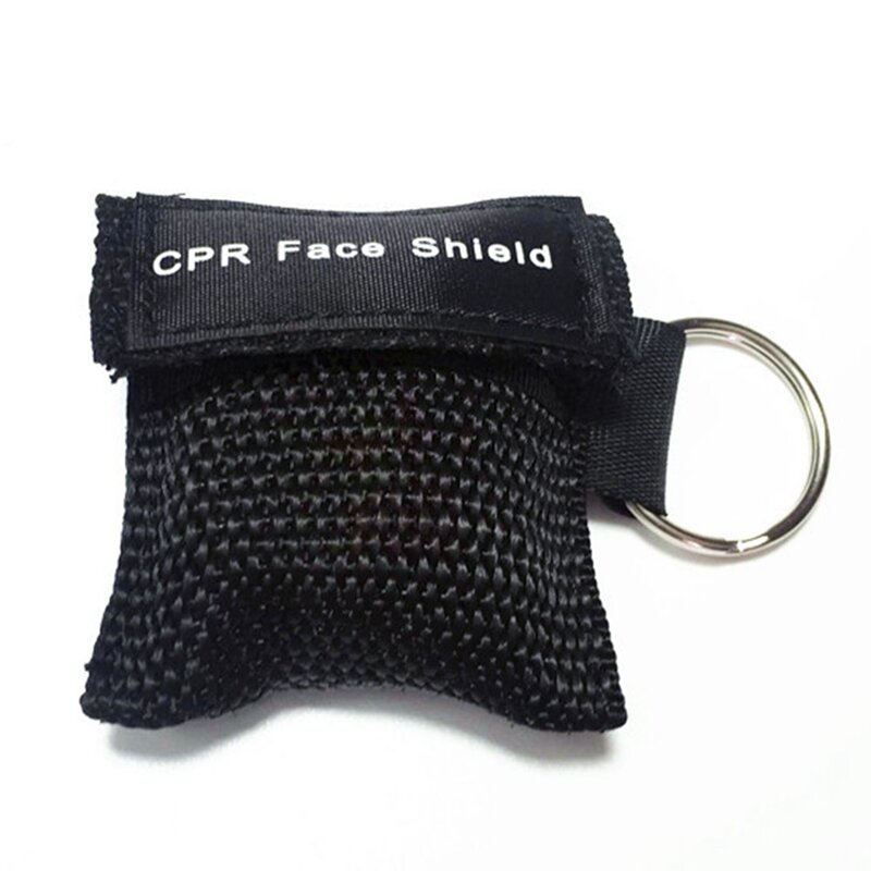 اللون CPR الإنعاش قناع المفاتيح الإسعافات الأولية في حالات الطوارئ درع الوجه قناع أدوات الرعاية الصحية