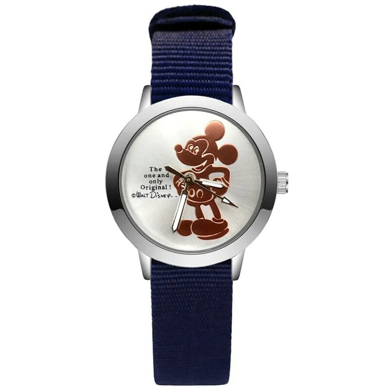 JA145-Relojes de pulsera con correa de nailon y cuarzo para niños, niñas y estudiantes, estilo de dibujos animados, a la moda