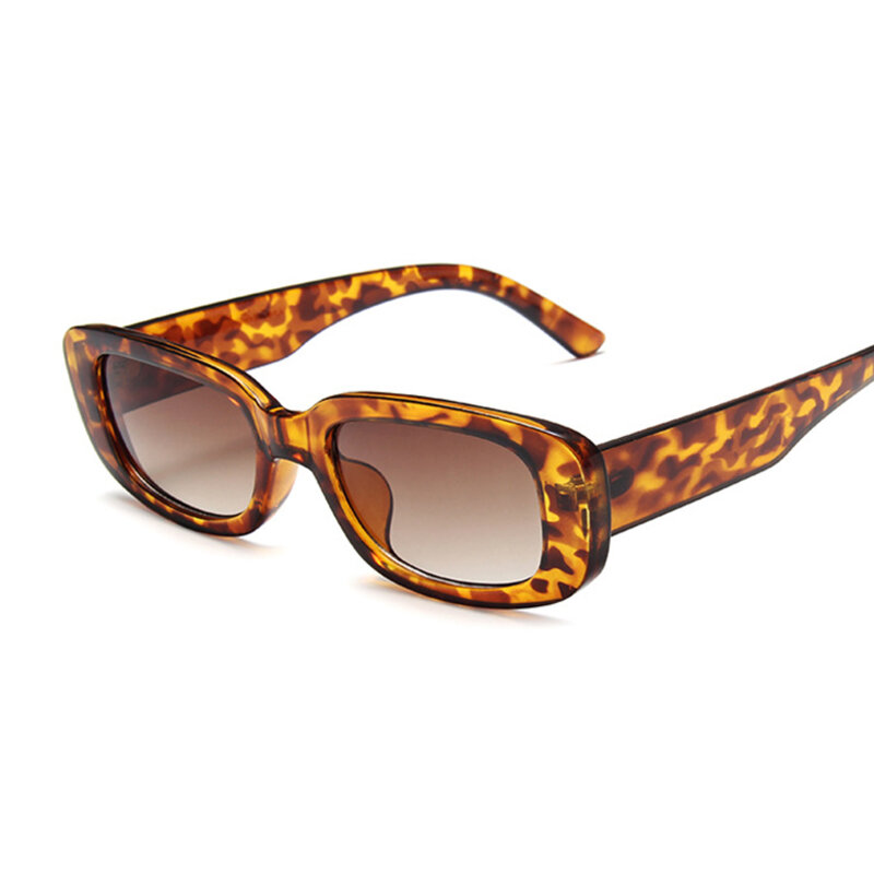 Солнцезащитные очки женские квадратные, винтажные Роскошные брендовые маленькие прямоугольные солнечные очки черного цвета
