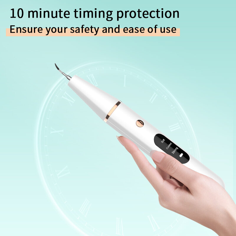 Scaler dentale ad ultrasuoni pulizia dei denti elettrica attrezzatura sbiancante detergente per denti per uso domestico caricatore USB ad alta frequenza 500mAh