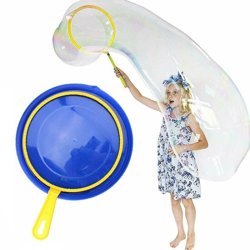 Machine à bulles pour enfants, outil de soufflage, fabricant de bulles de savon, ensemble de souffleur, grand plat à bulles, jouets cadeaux amusants pour l'extérieur