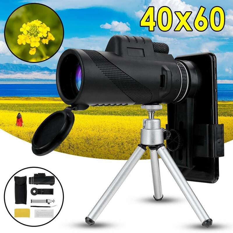 40X60 HD Professionalดาราศาสตร์Night Visionกล้องโทรทรรศน์วงเล็บ150Xกลางแจ้งขอบเขตขาตั้งกล้อง