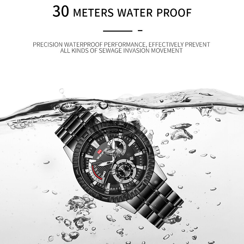 VAVA VOOM męskie zegarki kwarcowe strój biznesowy zegarek wodoodporny mężczyźni luksusowy skórzany zegarek sportowy mężczyźni wojskowy Montre homme