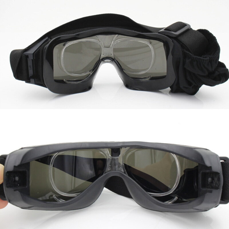 Marco de gafas de esquí, adaptador óptico de inserción Rx, marco de prescripción Flexible para deporte de esquí, 1 unidad
