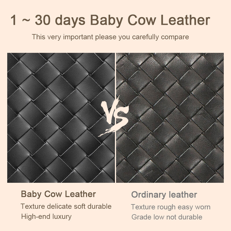 Männer Brieftaschen 100% Leder Top Baby Kuh Leder Kurze Geld Clip Mode Woven Luxus Marke Brieftasche Einfache Business 2022 Neue spot