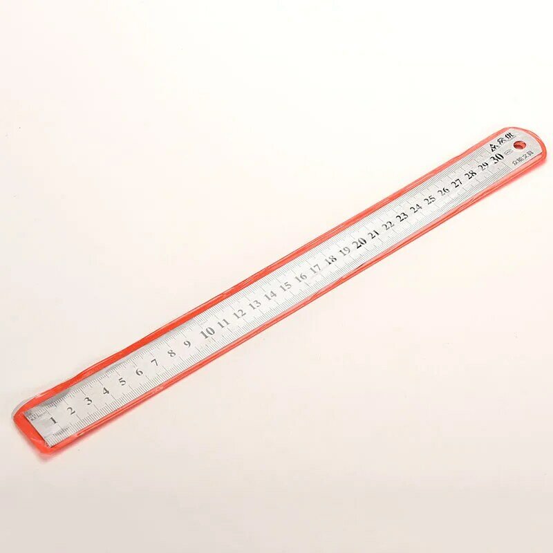 Stainless Steel Metal Ruler Metric Rule Precision Double Sided Measuring Tool 30cm Wholesale