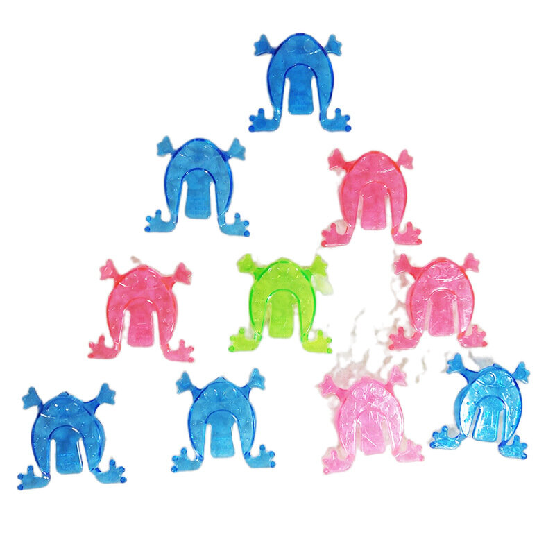 3/5/10Pcs Jumping Frog Bounce Fidget Toys For Kids Novelty Assorted  Stress Reliever Toys For Children Birthday Gift Party toys
