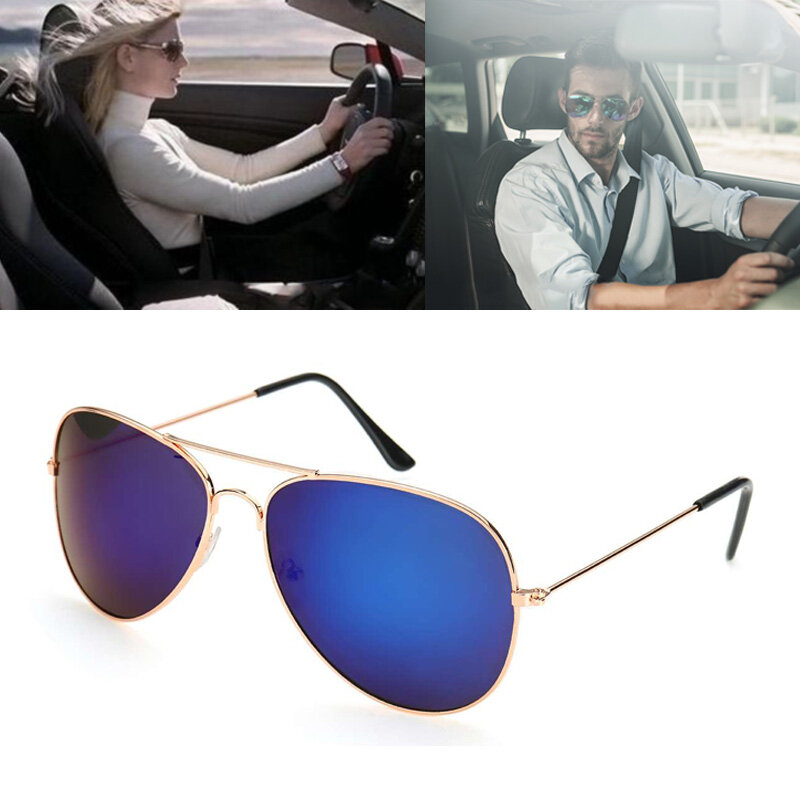 Gafas de sol hombres mujeres conductor gafas de deporte de ciclismo gafas de moda de la conducción al aire libre ligera