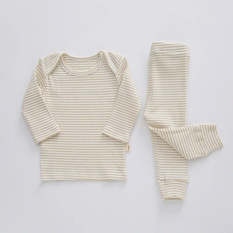 Yg-traje de algodón para bebés de 1 a 3 años, ropa infantil de manga larga para el hogar