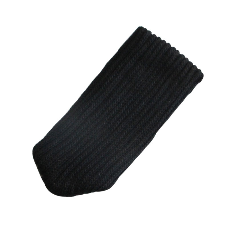 4 pezzi sedia gamba calzini piedi manica tavolo copertura antiscivolo maglia lana protezione del pavimento mobili protettore addensare copertura tavolo