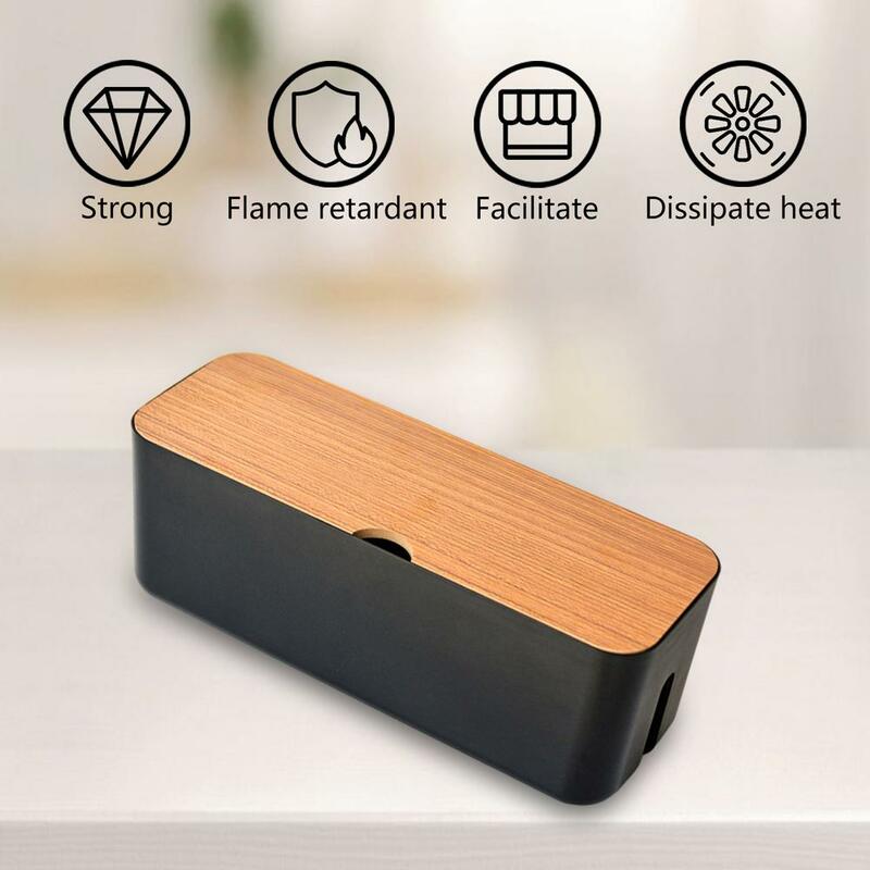 Hot Cable Storage Box Anti-Dust Charger Socket Organizer Charger Socket Organizer Line Storage Bin Hotsale For Storage
