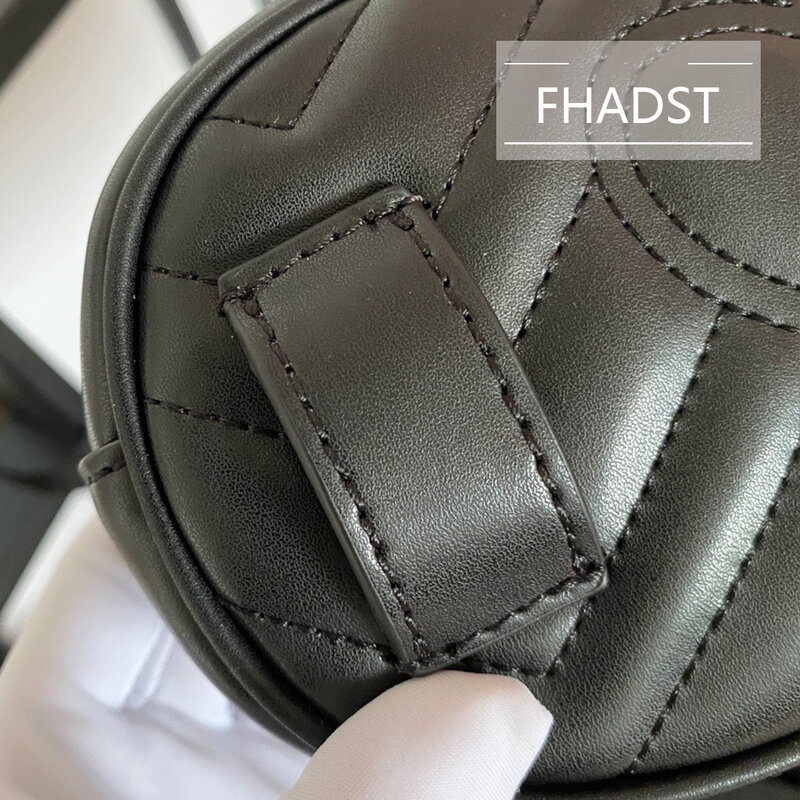 FHADST – sac à main en cuir PU pour femmes, sac à bandoulière de luxe de marque de styliste, sac rond à ceinture de poitrine Fashion pour dames