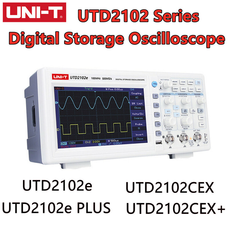 UNI-T UTD2102e UTD2102e più il Tester elettronico della forma d'onda di riparazione del laboratorio dell'oscilloscopio di memoria digitale
