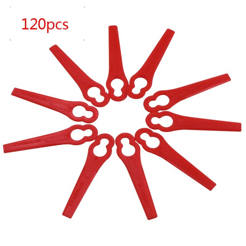 120Pcs for Florabest LIDL FRTA 20 A1 Lidl IAN 282232 Replacement Plastic Cutter Blades for Florabest Grass Trimmer Brushcutter