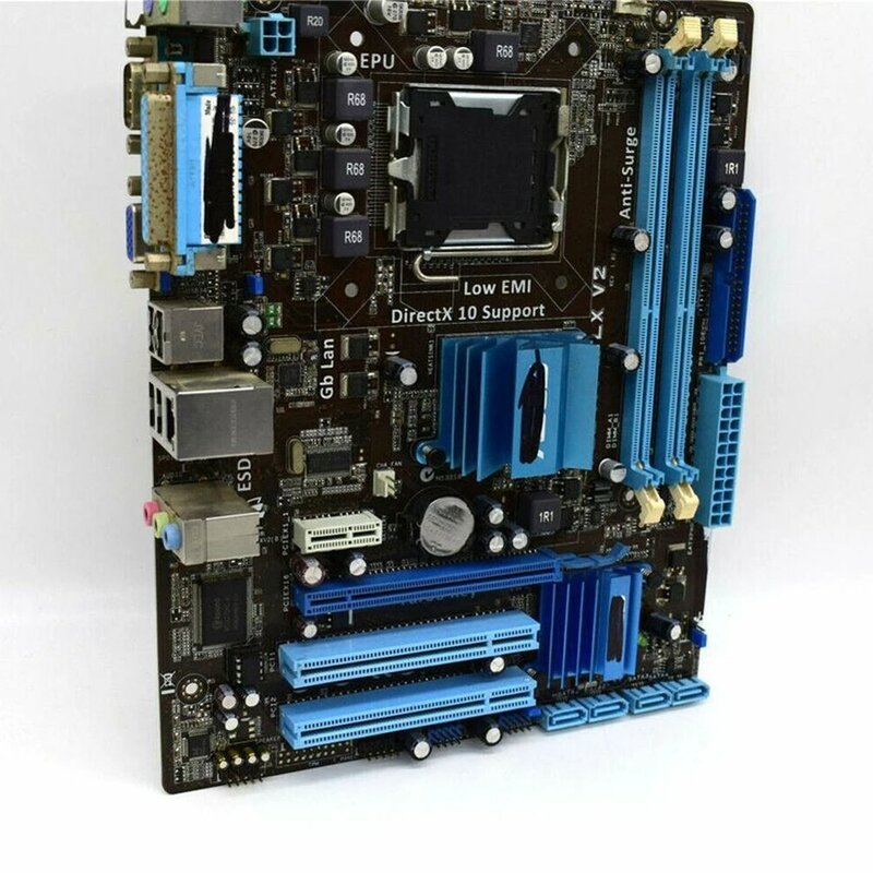 P5G41T-M LX V2 DDR3 DIMM Socket 775 Computer Motherboard 8 GB Free CPU P5G41 Dual Channel Motherboard
