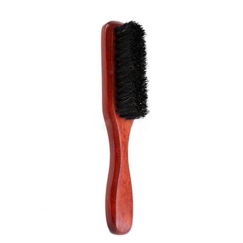 80% venda quente escova de barba forma suave barba javali cerdas escova de cabelo facial para o sexo masculino