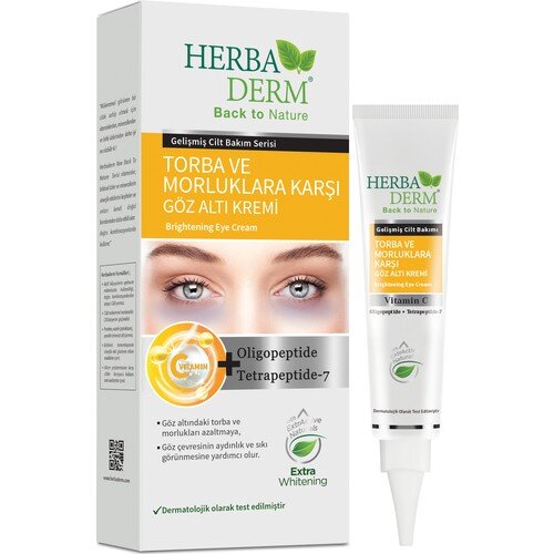 Herbaderm 15 мл сумка для глаз и Morluklarına против крема