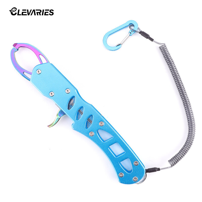 Lengthen Fish Lip Grip Control Clamp Lure Tackle Aluminum Alloy Fishing Accessories Tool Finger Trigger Dropshipping Center 2021