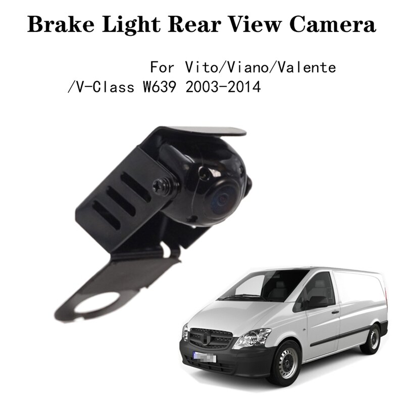 سيارة عكس كاميرا الرؤية الخلفية 8 LED كاميرا احتياطية مقاومة للماء لمرسيدس بنز فيتو فيانو Valente V-Class W639 2003-2014