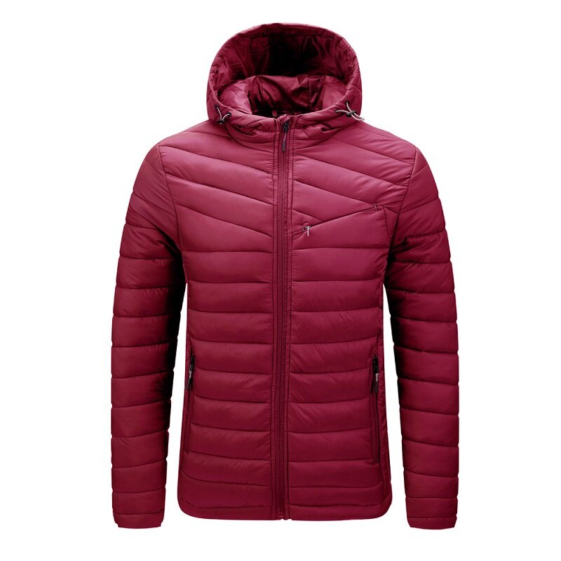 남자 2021 겨울 브랜드 캐주얼 따뜻한 재킷 남자 새로운 패션 두꺼운 Windproof 파커 재킷 가을 Windproof 모자 파커 재킷 남자