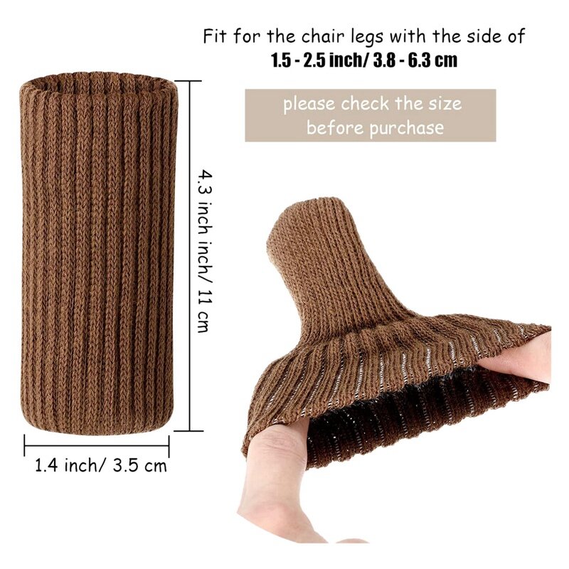 32 пакеты ножка стула носки вязаные носки для мебели ноги защитные приспособления для пола мебель стол покрытия для ног