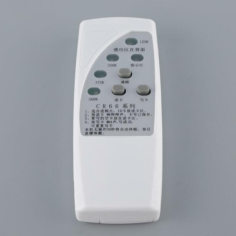 Cr66 handheld rfid id cartão duplicador programador escritor leitor 3 botões copiadora duplicador com indicador de luz porta chave escritor