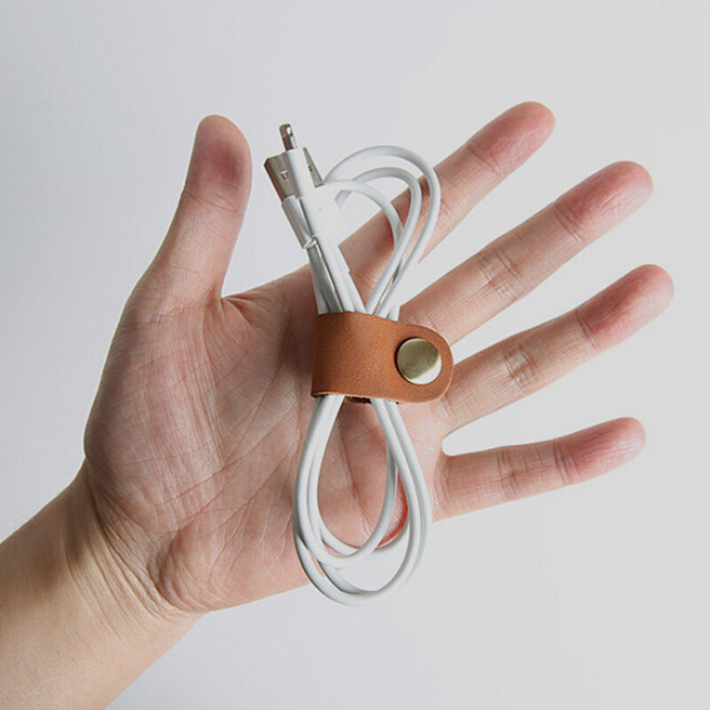 1Pc przewód słuchawkowy przewód USB organizator do przewijania drutu uchwyt na kabel