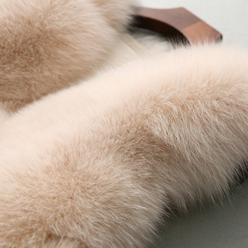 2020高模造キツネの毛皮のベスト女性のミドルスリム韓国スタイルのベスト毛皮特典新スタイル秋と冬