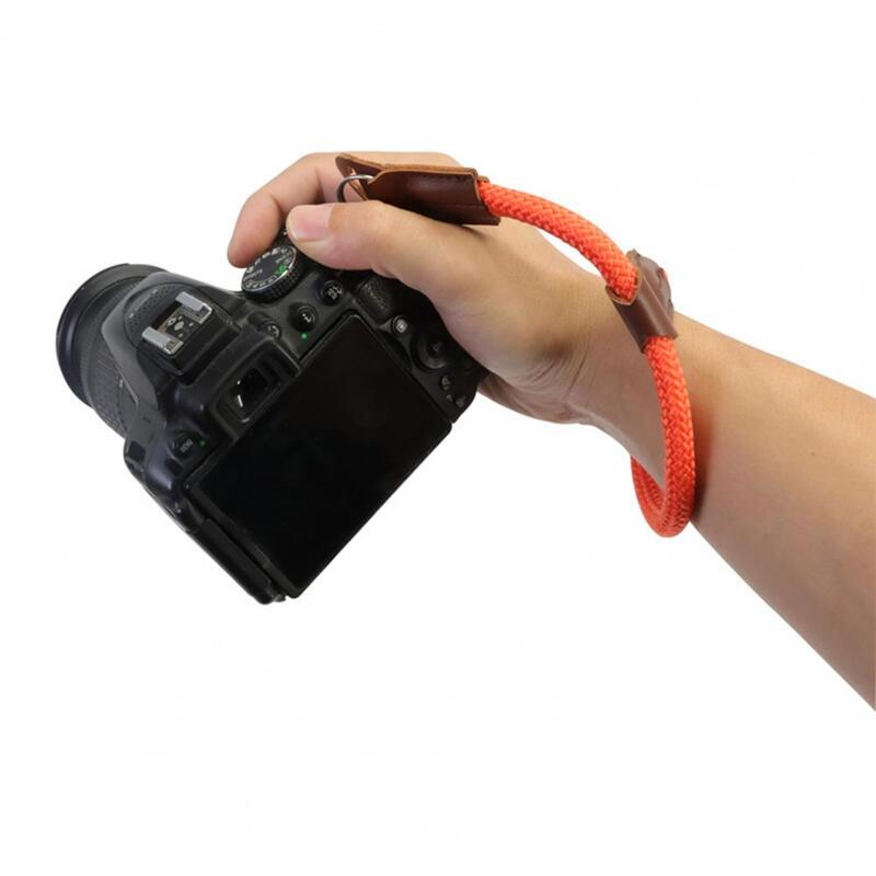 Практичный Плетеный ремешок для фотоаппарата DSLR с защитой от намотки