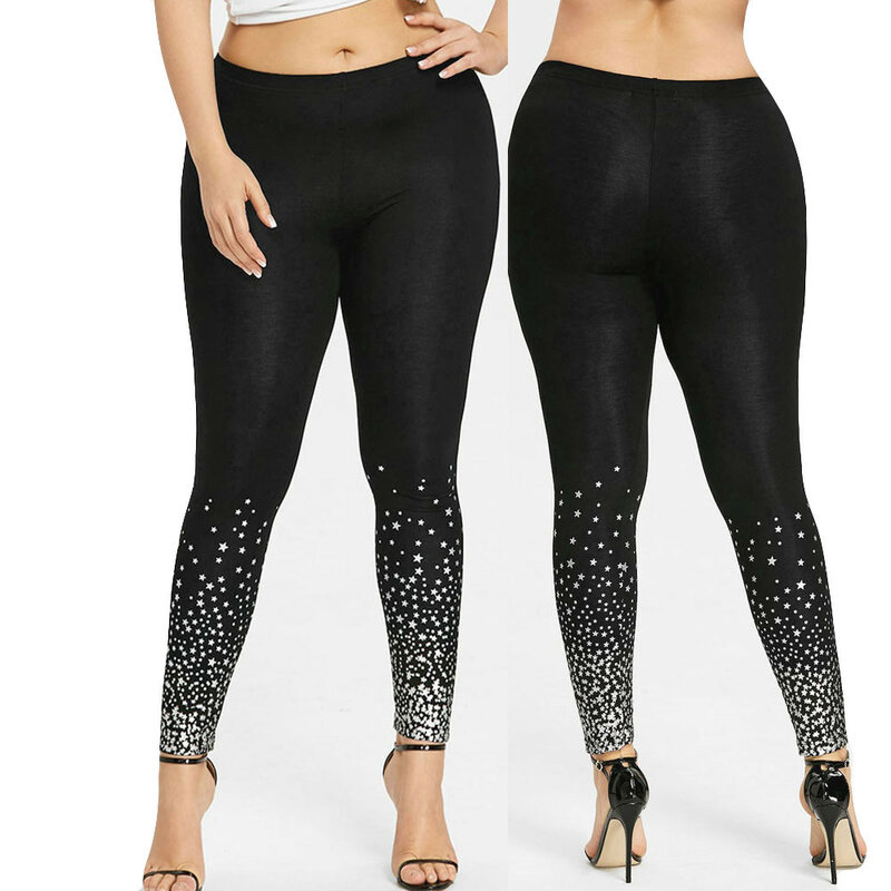 Women Leggings Casual Sexy Plus Size Compression Fitness Sport Print Ladies Workout High Waist Elasticity Long Leggings Trousers