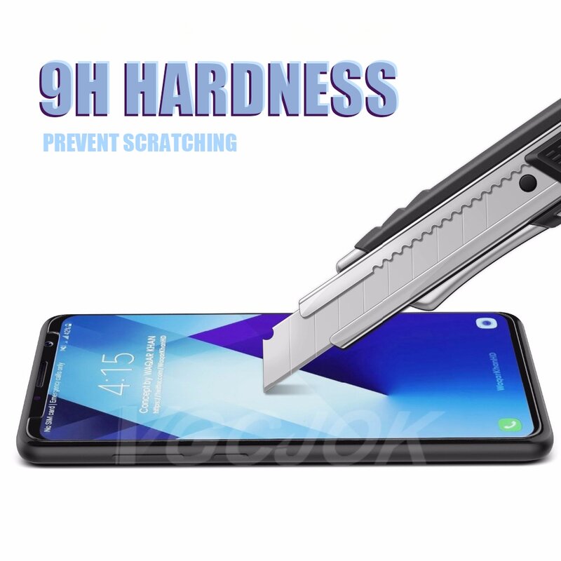 9D ป้องกันกระจกสำหรับ Samsung Galaxy A6 A8 J4 J6 Plus 2018 J2 J8 A7 A9 2018กระจกนิรภัยหน้าจอ Protector ฟิล์มกระจกนิรภัยกรณี