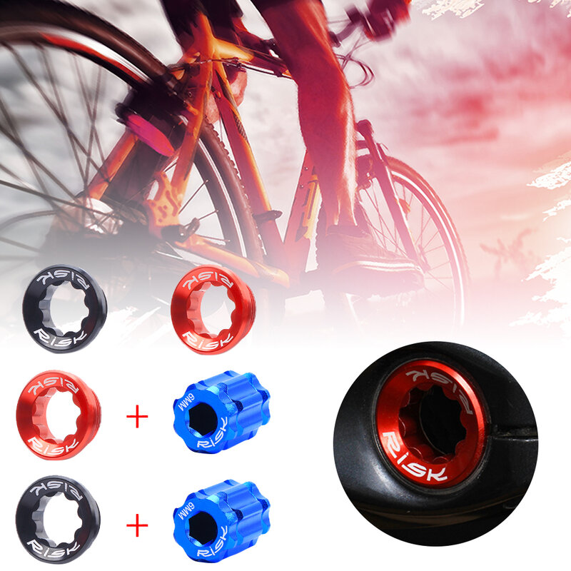 Mountain Bike M20 Torx Crank Cover Screw Aluminum Alloy For Integrated Hollow Cranks Colorful BB Bottom Road Bike Accessories