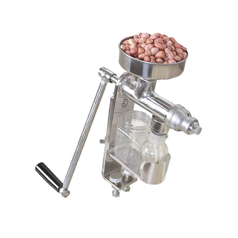 Máquina manual para extração de óleo, extrator de sementes de amendoim e óleo doméstico
